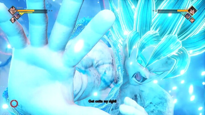 Goku SSB Kaioken vs Vegeta SSB 1vs1 Gameplay  JUMP FORCE