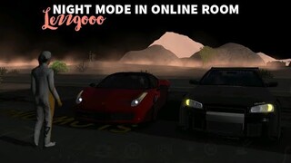 Trying Night Mode in online room of Car Parking Multiplayer new update