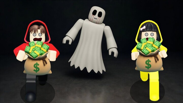 Yuta, Mio Dan Baby Celine Ambil Uang Ditempat Rumah Angker Berhantu  ROBLOX