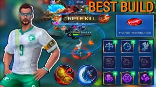 BRUNO BEST BUILD 2021 (FIRST ITEM - FLAME RETRIBUTION) - TOP GLOBAL BRUNO Mobile Legends Bang Bang