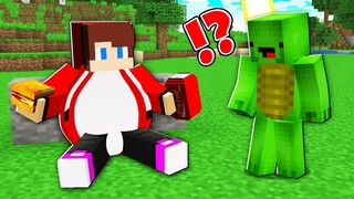 Mikey & JJ Became FAT in Minecraft Challenge Prank (Maizen Mazien Mizen)