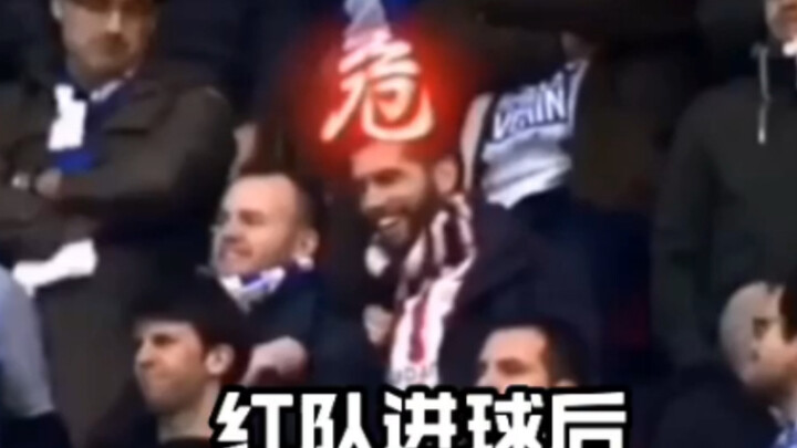 When a fan sneaks into the enemy camp