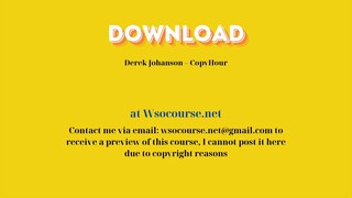 [GET] Derek Johanson – CopyHour