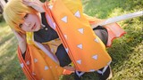 < Kimetsu no Yaiba / Istriku Zenitsu cos > Nona Nezuko, silakan bergabung dengan saya!