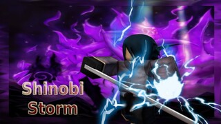 USING ALL SASUKE FORMS IN THIS ROBLOX GAME | SHINOBI STORM