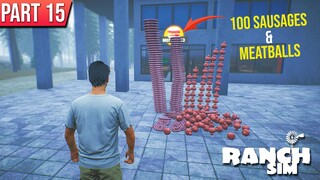 100 SAUSAGES & MEATBALLS | Ranch Simulator (HINDI GAMEPLAY)