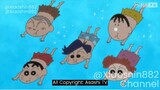Crayon Shinchan - Kisah Awal Orang Bodoh : Era Primordial Ingin Makan Ikan (Sub Indo)