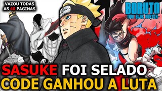 VAZOU COM IMAGENS! SASUKE SELADO E CODE PODEROSO! - BORUTO VORTES CAP 2 (spoilers)