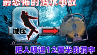 ماذا سيحدث إذا قمت بدفع شخص من خلال فتحة قطرها 6 سم؟