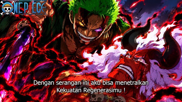 FULL ONE PIECE TERBARU - GILA ZORO MENETRALKAN KEKUATAN REGENERASI IMU! KEKUATANNYA SEMAKIN DITAKUTI
