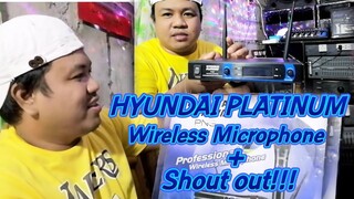 HYUNDAI PLATINUM PN9 WIRELESS MICROPHONE / WIRELESS MICROPHONE SETUP / PLATINUM MICROPHONE