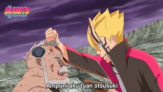 Boruto episode terbaru! - Boro menangis memohon ampunan pada boruto mode otsusukinya