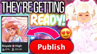 ROYALE HIGH IS PREPARING FOR THE RELEASE OF THE NEW SCHOOL UPDATE!? ROBLOX Royale High Tea