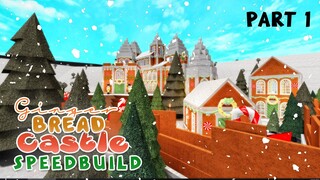 Bloxburg: Gingerbread Castle Speedbuild Part 1