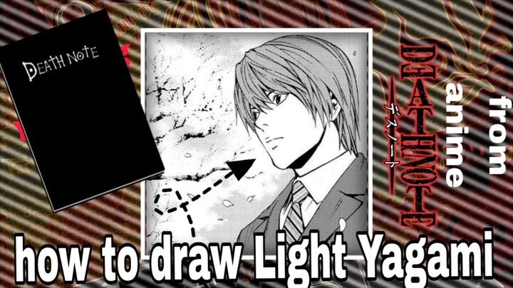 menggambar light yagami #1