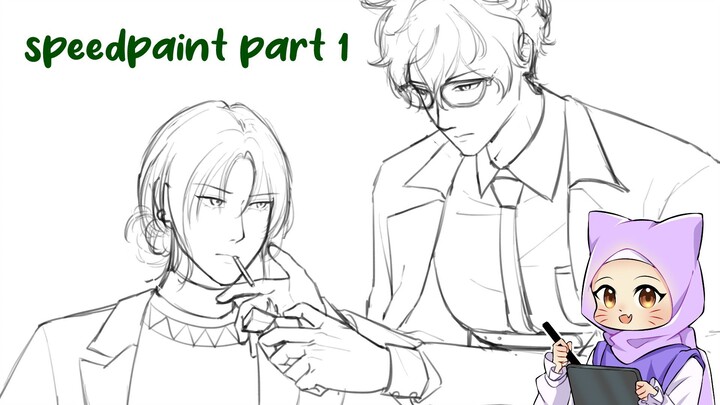 [SPEEDPAINT] Yao and Feiran - Strange Eden Fanart!