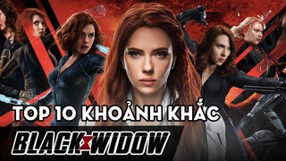 TOP 10 Khoảnh Khắc Đáng Nhớ Của BLACK WIDOW – Natasha Romanoff | Xứng Danh Chị Đẹp MCU - Ten Tickers