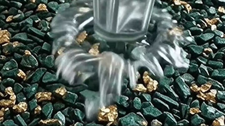 Deep Emerald Green & Gold Epoxy Resin Floor | Bedroom Makeover