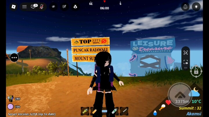 [Roblox] Mendaki Gunung Sumbing #Summit