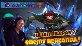 JULIAN DILEPAS DITANGAN COMETOPAPA  ENEMY BERCANDA ! DUO WITH FATTAHZIE ! COMETO