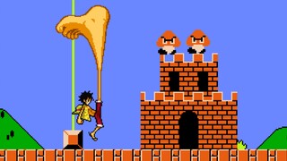 Apa yang terjadi ketika Anda membuka level pertama Super Mario dengan One Piece?