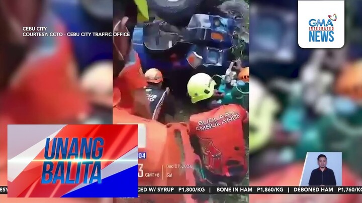 Sasakyan, nahulog sa bangin; mag-asawa, sugatan | Unang Hirit
