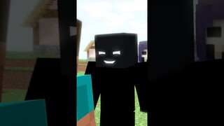 Minecraft Steve And Herobrine Life [ Part.1 ] #minecraft #herobrine #animation #shorts