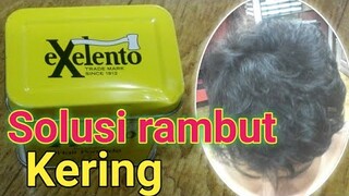 exelento pomade, solusi rambut kering pria