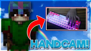 I Played Bedwars With Handcam! Part 3 (w/ Keyboard Cam)