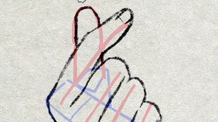 【Kawaiisensei】How to Make the Heart Sign the Right Way | Easy Drawing Tutorial