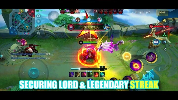 Securing Lord & Legendary Streak
