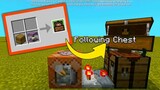 How to Craft a Following Luggage Chest in Minecraft using Command Block