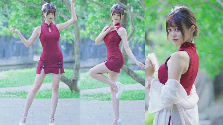 A little bit of cheongsam "Rouge" color ~ [Lin Xiyue]