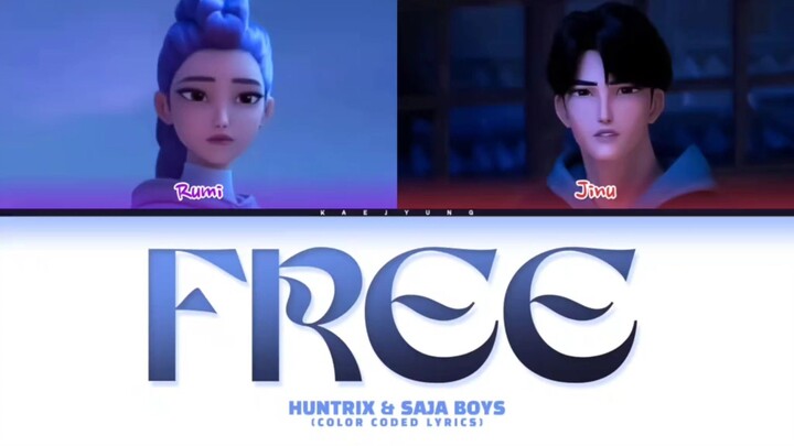 RUMI & JINU 'Free' Lyrics (Color Coded Lyrics).