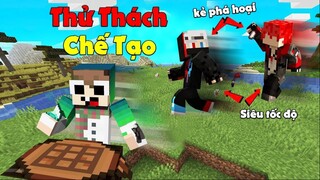 MINECRAFT THỬ THÁCH chế tạo tốc độ bàn thờ the flash...