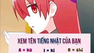 xem tên tếng nhật của bạn