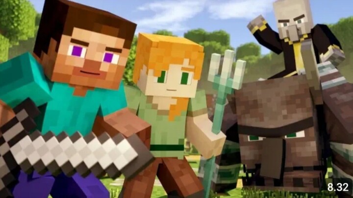 VILLAGE RAID - Alex and Steve Life (Minecraft Animation)