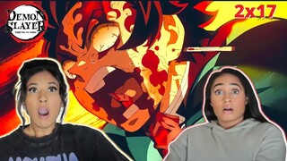 WHAT IS HAPPENING TO TANJIRO ?! Demon Slayer Kimetsu no Yaiba REACTION/REVIEW ep 17