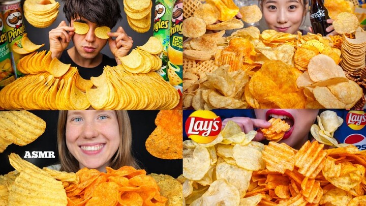 Ultimate Crispy & Crunchy Potato Chips ASMR | Super Satisfying Sounds