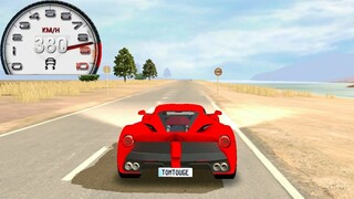 Ferrari LaFerrari, 0-380km/h Top Speed on Santorini Driving School Sim