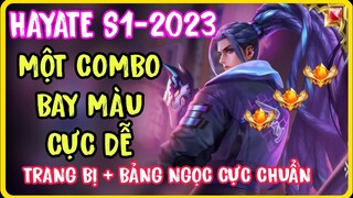 Hướng Dẫn Cách Chơi HAYATE và Lên Đồ + Bảng Ngọc HAYATE mùa mới chuẩn và mạnh nhất | HD GAME 76