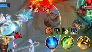 The new version of Yang Jian demonstrates his magical power