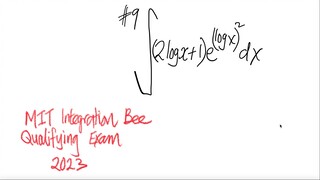 MIT Integration Bee Qual. Exam #9: integral (2logx+1)e^(log(x))^2 dx