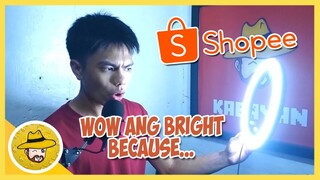 SULIT BA 260 PESOS RINGLIGHT WITH STAND | SHOPEE UNBOXING & REVIEW