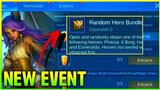 NEW EVENT GET FREE SKIN AND HEROES (latin server) - MOBILE LEGENDS BANG