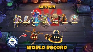 World Record ✅ Magic Chess all Heroes 3 star !!