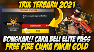 CARA BELI ELITE PASS FREE FREE HANYA MENGGUNAKAN GOLD TERBARU MARET 2022