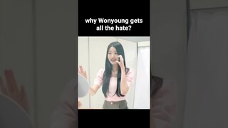 why Wonyoung gets all the hate #wonyoung #jangwonyoung #ive #ivewonyoung #ivestarship #kpop