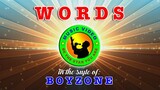 Words - In the style of Boyzone (COVER VERSION)