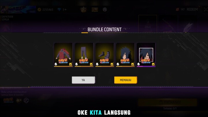 Spin Bundle Madara sampai dapat